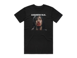 Andrew Wk I Get Wet Album Cover Camiseta Black Rockinstone Size-xxxl