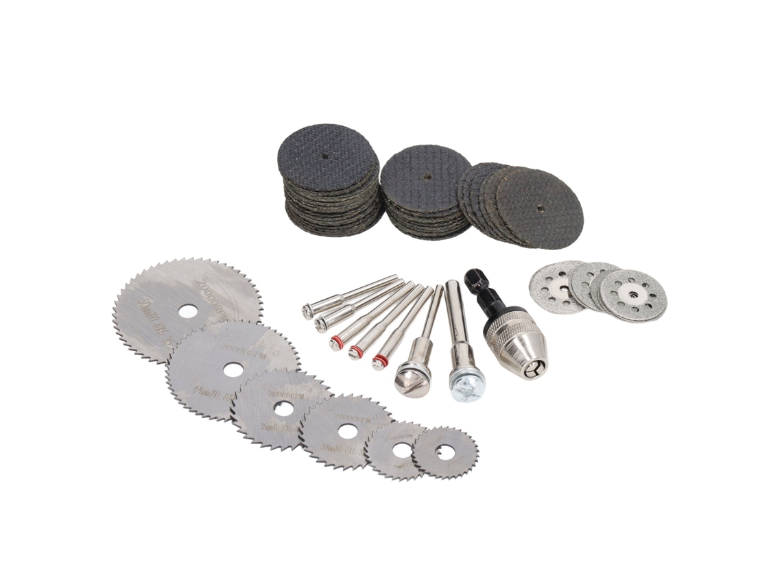 Kit De Discos De Corte Rotativos Con Cuchillas Hss Para Madera, Metal Y Plástico.