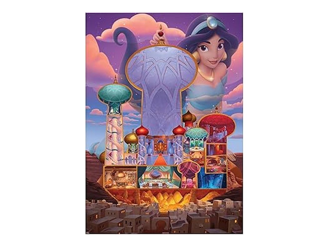 Rompecabezas Ravensburger Disney Jasmine Castle de 1000 piezas 12000258 P25ravensburger