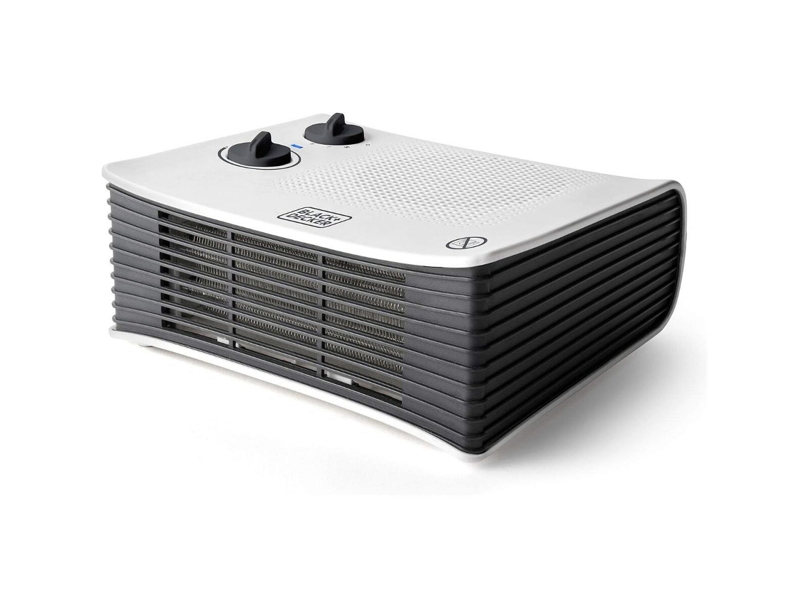 Termoventilador Portátil BLACK+DECKERR BXSH2001E Blanco Negro 2000 W