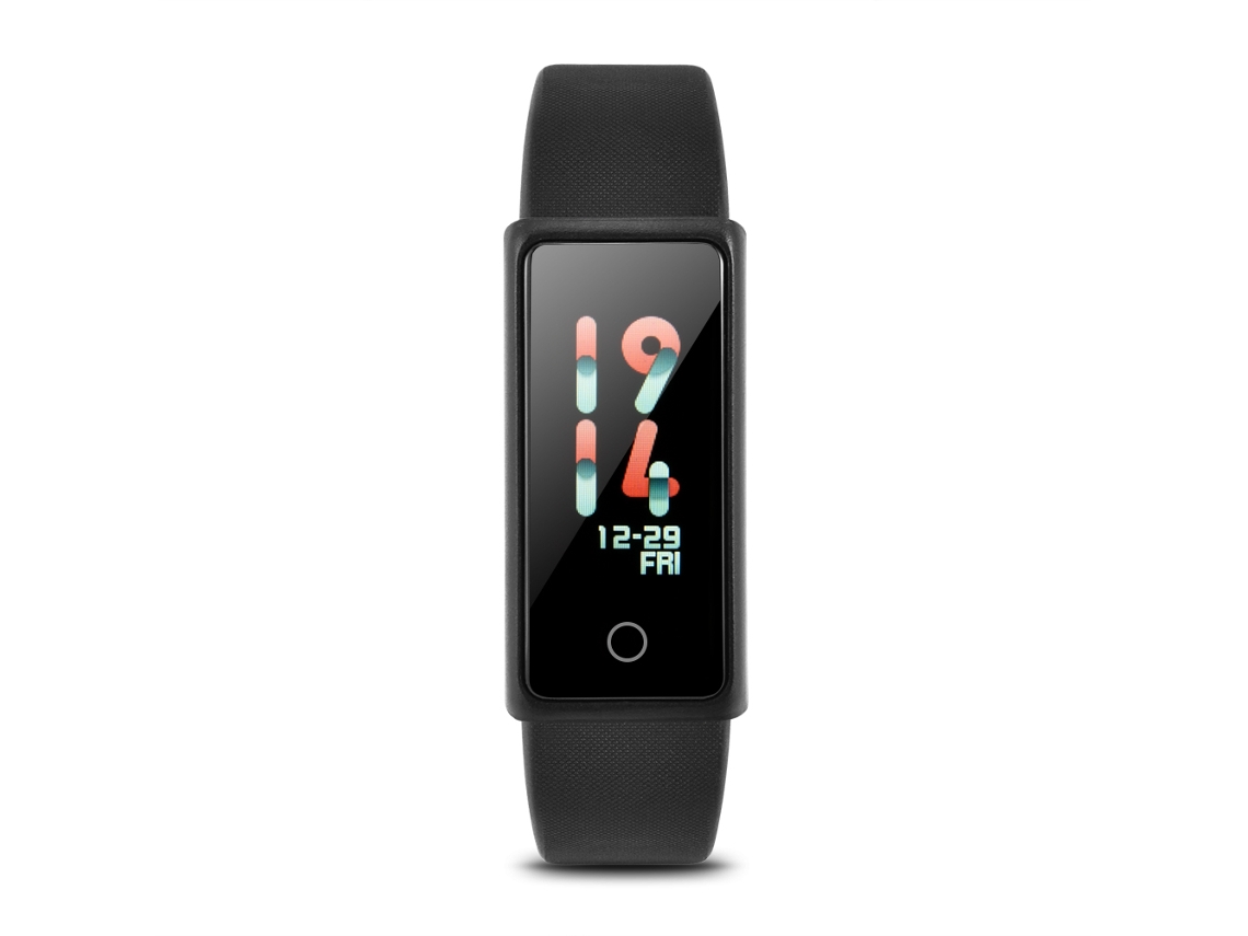 Pulsera Inteligente Deportes Salud Bluetooth Rastreador De Fitness Pantalla Grande Negro