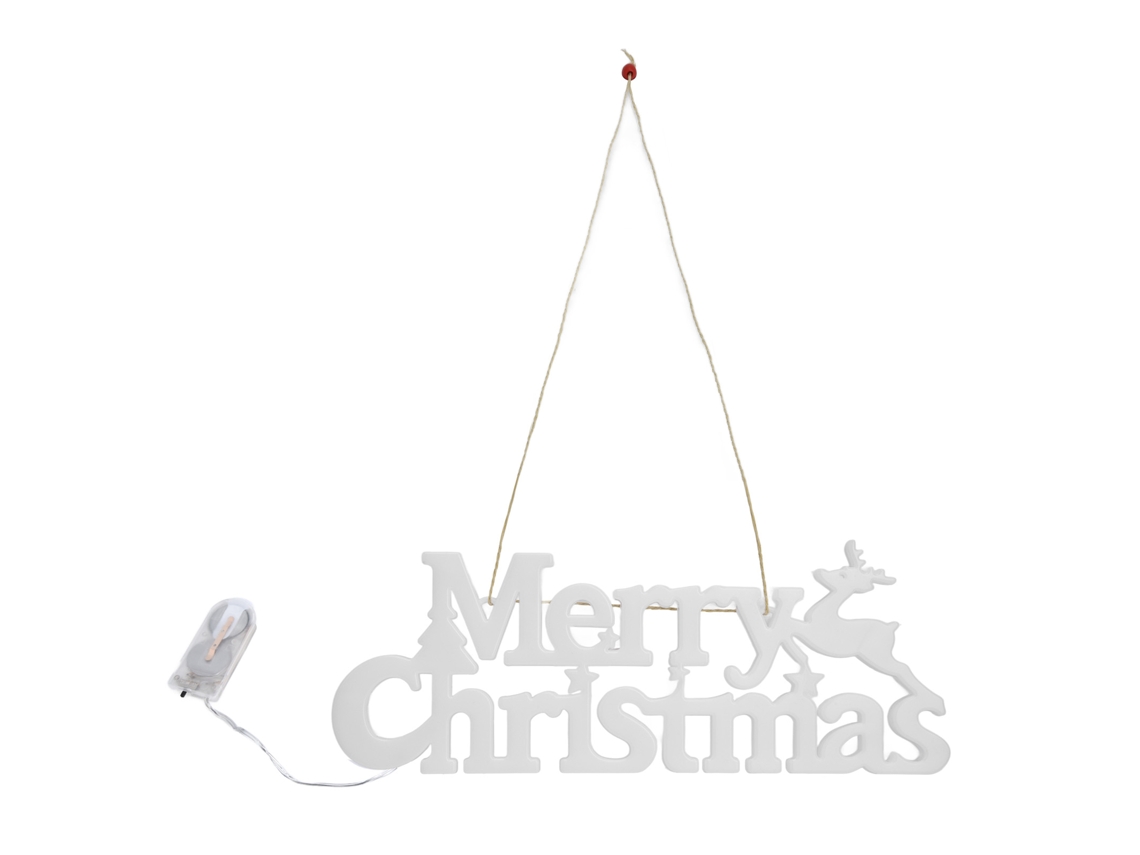 Rebe-luces De Letras Navideñas Fairy Lights Led Colgantes Con Batería Para Decoraciones De Navidad