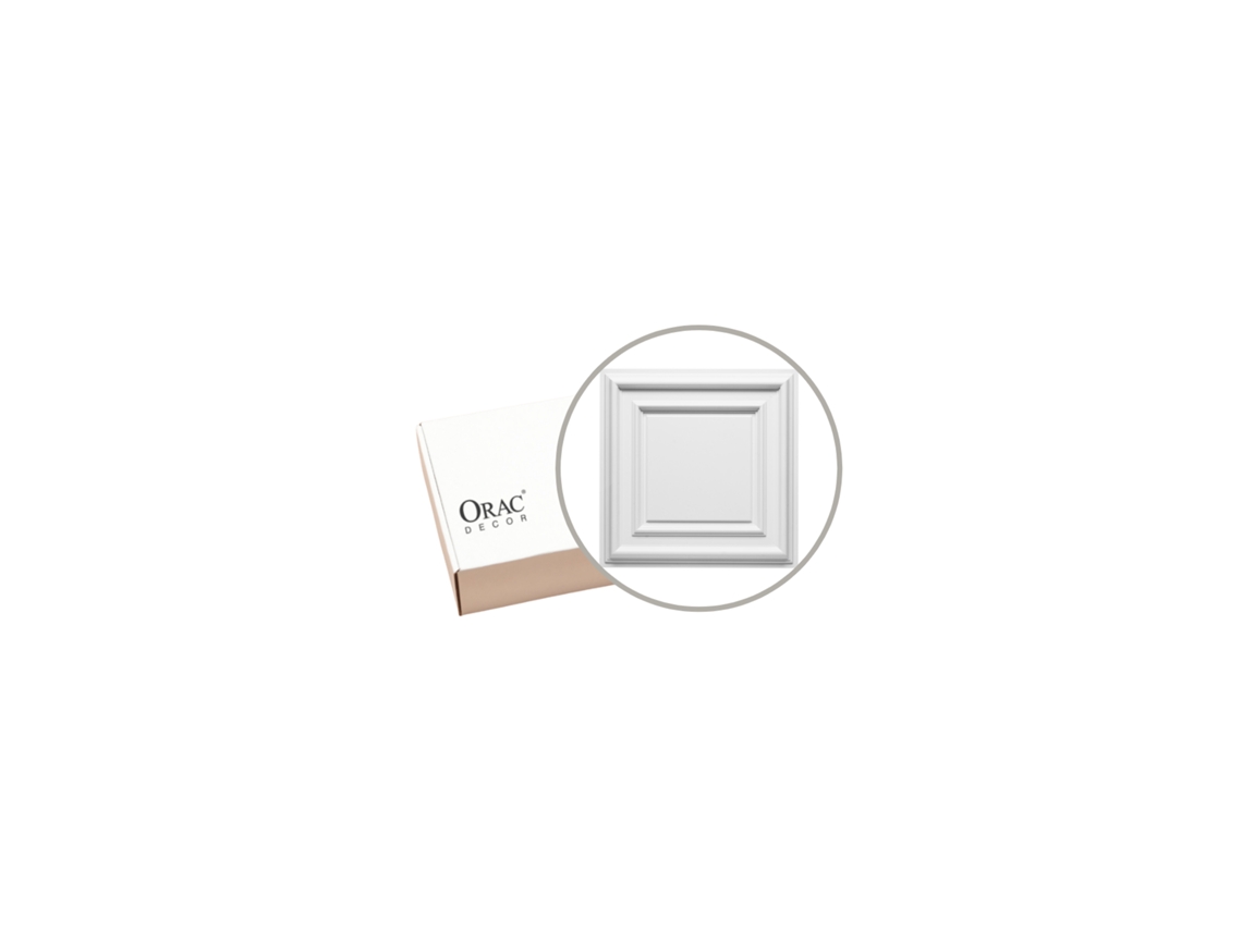 Caja de 5 paneles decorativos 3D Orac Decor de 59,5 x 59,5 x 4,3 cm F30
