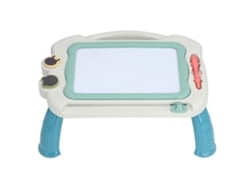 Bj-Magic Quadro de Desenho com Borracha Reutilizável e Pernas para Crianças a partir de 3 Anos, Cores Chinesas: Cinza e Verde