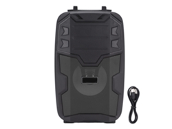 Altavoz Karaoke Portátil Bluetooth 5.0 con Luz LED