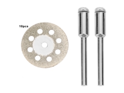 Disco de corte diamantado com grão 150 para esmerilhadeira angular, lâmina rotativa de 20 mm
