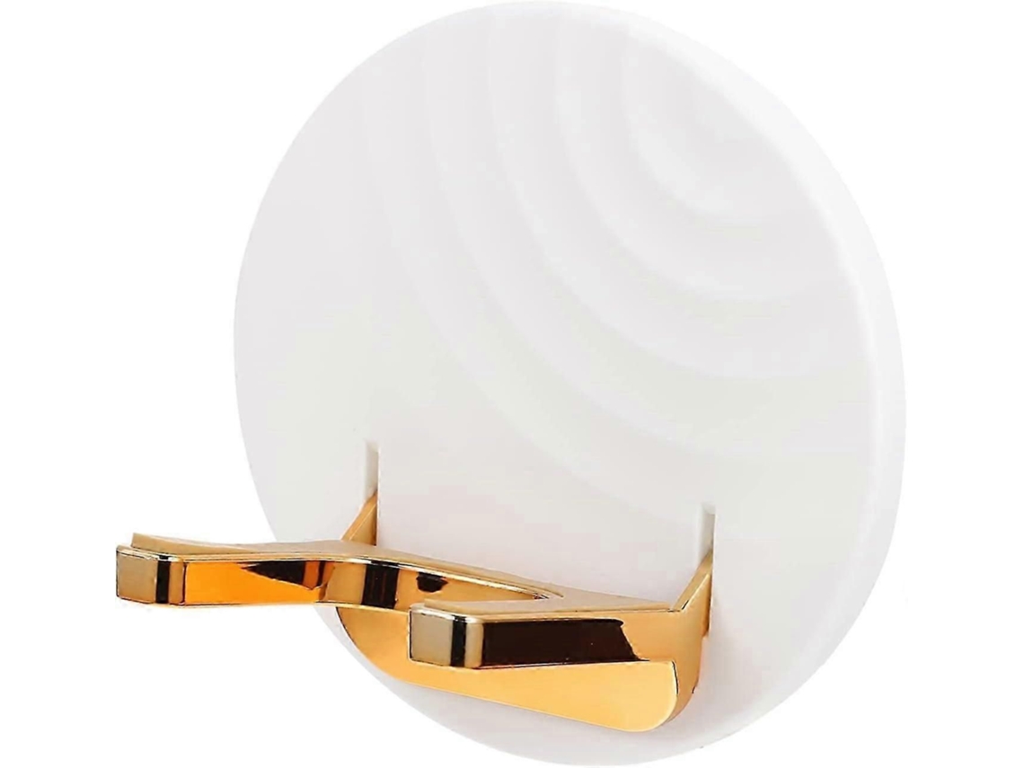 Soporte de pared plegable para secador de pelo, montaje en pared, colgante, GOKOCO (1 unidad)