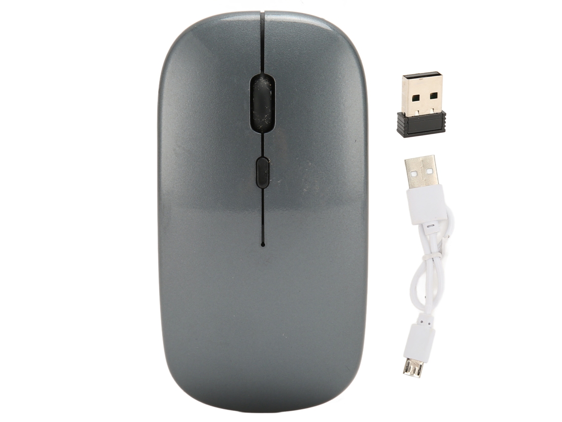 Baoj-2026novorato Sem Fio Recarregável Usb Para Computador Cinza