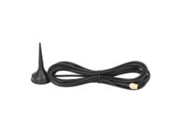 2 Piezas Antena Con Ventosa Y Base Magnética Fuerte Rotación 360° Varilla De Cobre 2 Bandas Sma Macho