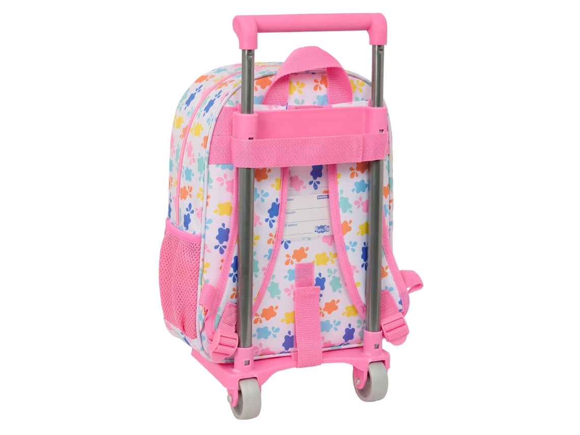 Mochila escolar de Peppa Pig (poliéster 300D multicolor)
