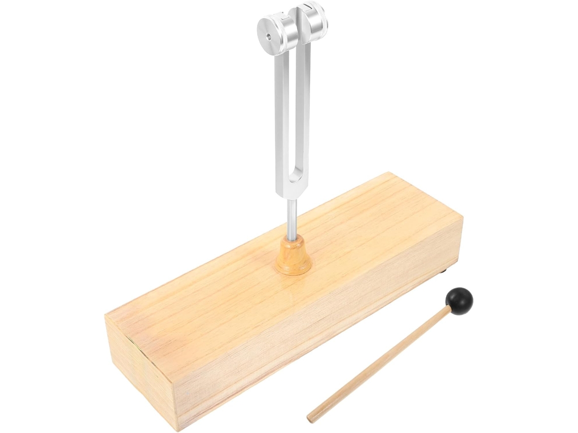 Diapasones, Caja De Resonancia De Madera Y Mazo, Accesorio Para La Contemplación Y La Relajación.