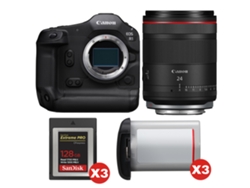Canon Eos R1 + Rf 24mm F/1.4 L Vcm + 3 Sandisk 128gb Extreme Pro Cfexpress Type B + 3 Canon Lp-e19 + Ebook “20 Consejos Para Fotos Que Impactan”