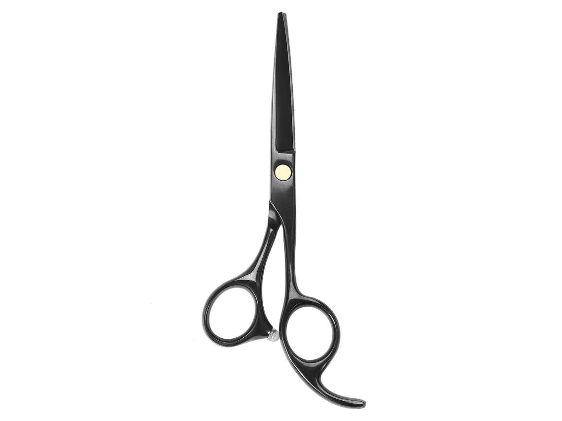 Tijeras Profesionales Para Peluquería Y Corte De Pelo 5.5" Salon Estilo Plano Negro