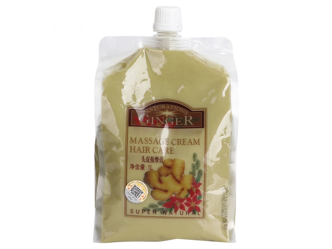 Mascarilla capilar anticaída 2026, 1000 ml, extracto de jengibre, control de grasa, hidratante y reparadora.