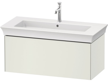 DURAVIT Tulip blanco, mueble de baño montado en la pared, ancho 984 x profundidad 458mm, con 1x extraíble, con tecnología de punta, WT42420