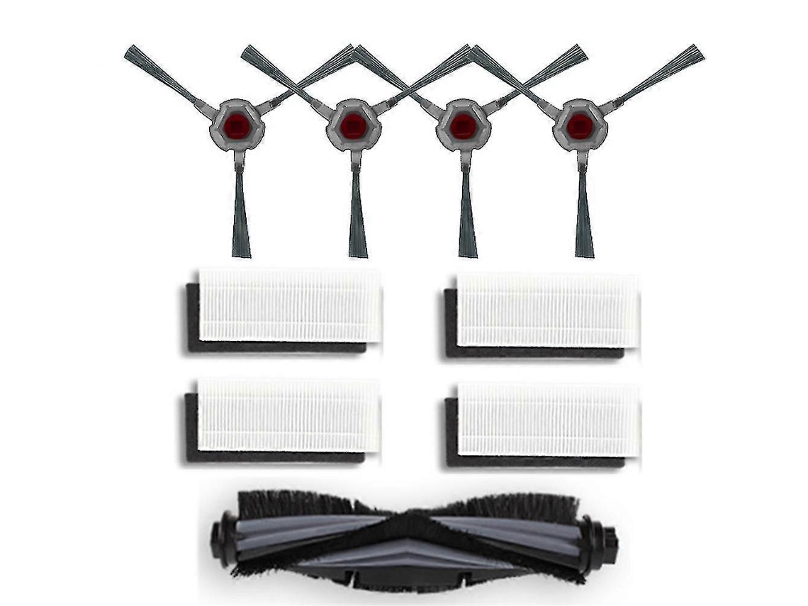 Cepillo lateral y filtro compatibles con Ecovacs Deebot N9+
