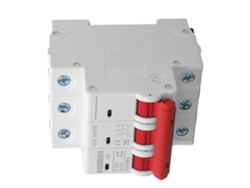 Disyuntor Miniatura De 3 Polos De Cc, 750 V, Capacidad De Ruptura De 6000 A, Carcasa De Pa66 Ignífuga.