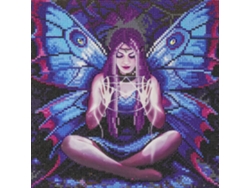 Pintura de diamante Cuadro Kit - Weaver - 30 x 30 cm CRYSTAL ART