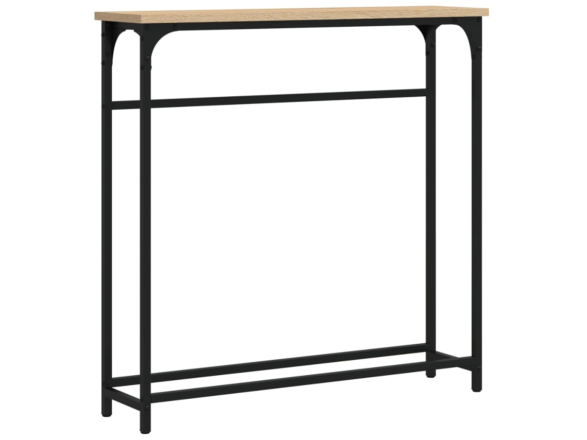 Mesa Consola VIDAXL Marrón Madera contrachapada (75x19,5x75 cm)