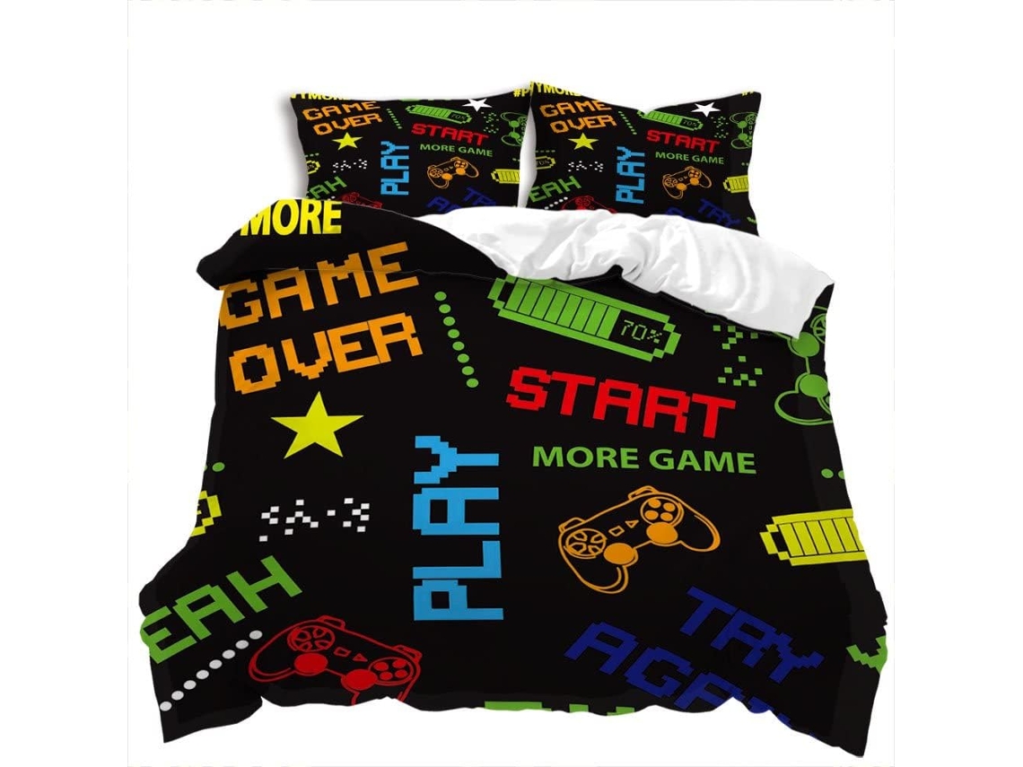 Juego Funda Nórdica Ropa Cama Juego Funda Almohada 220x240 Cm 135 X 200 50 75 220 240