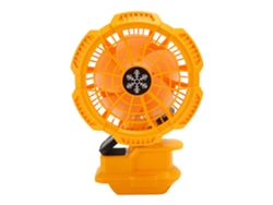 Ventilador Inalámbrico Con Clip, Inclinación, 3 Velocidades, Rotación De 315°, Batería De 14,4-18 V Para Uso Laboral.