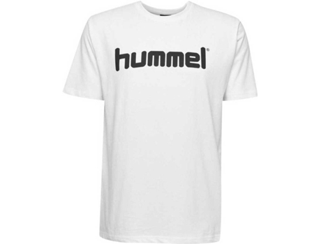Camiseta de Hombre para Fútbol HUMMEL Go Logo Algodón Blanco (16)
