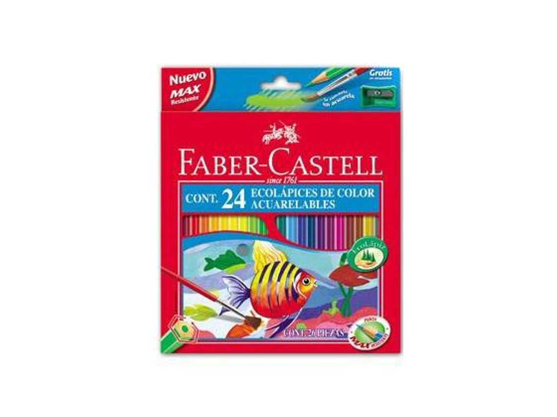 Lápices acuarelables Faber-Castell con 24 surtidos