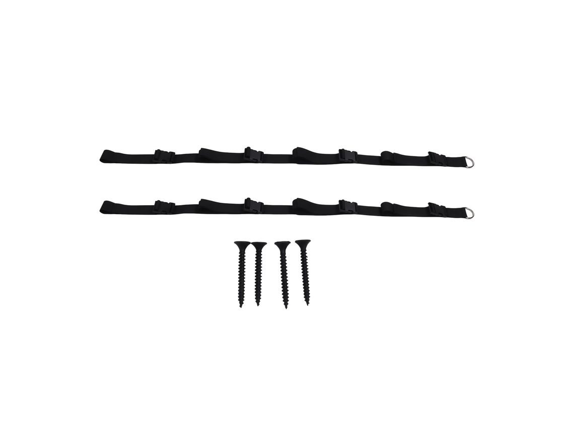 2 piezas de correas ajustables para almacenamiento en pared de garaje y silla de camping, correas multifuncionales para almacenamiento en pared de garaje.