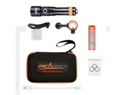 Lanterna D Video Triple 710V Prateado 2000 Lumensorcatorch