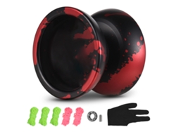 Bola De Yoyo Profesional De Aluminio Para Competición Con Cuerdas Y Guante Para Navidad Y Halloween