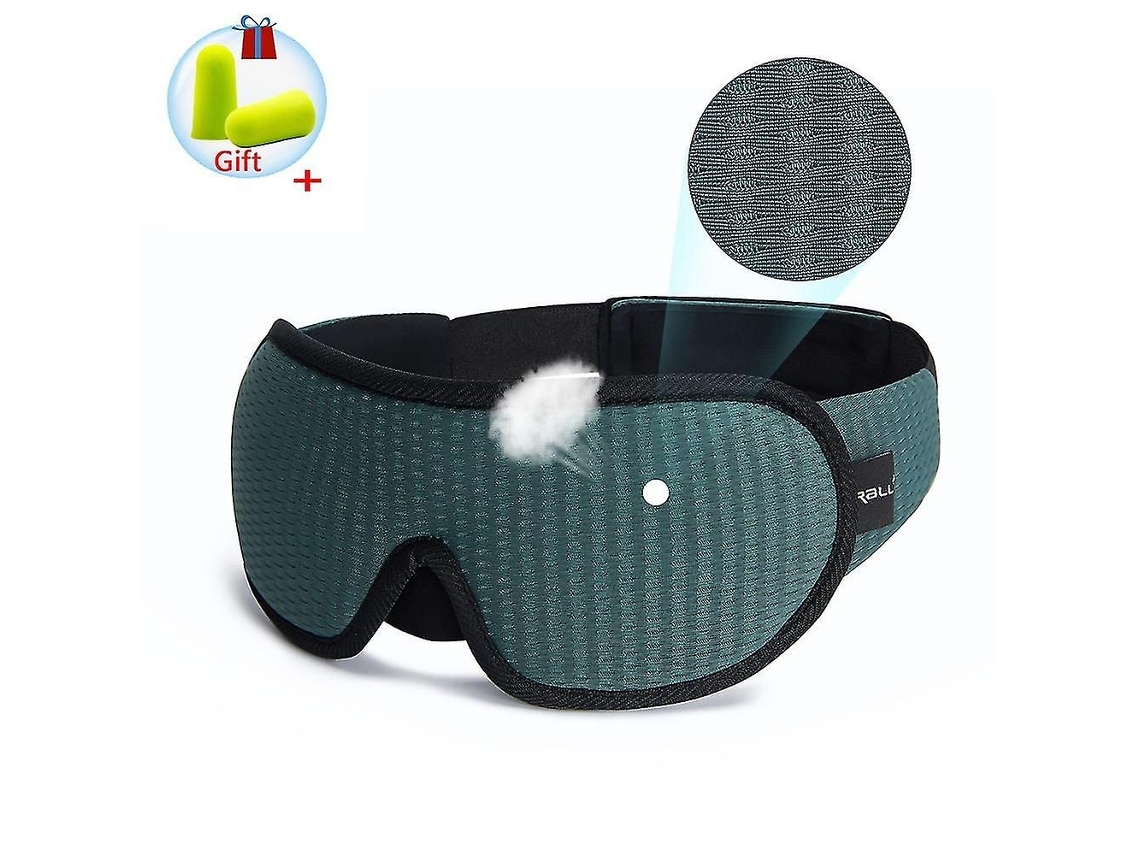 Antifaz para dormir 3D que bloquea la luz, antifaz suave para dormir, antifaz ideal para viajar. TAISHENGDA