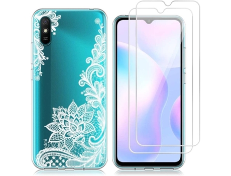 Carcasa + Protector Xiaomi Redmi 9A HONGWE.