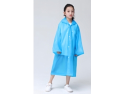 Chubasquero infantil reutilizable Eva Yuysan para viajes y excursiones (90 g, azul)