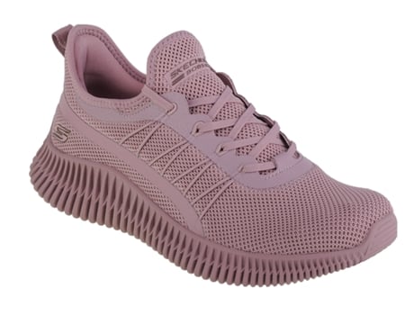 Botas de Mujer SKECHERS Bobs Geo New Aesthetics Malla Rosa (40)