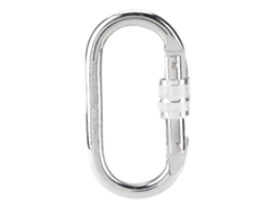 Anillo Tórico De Alpinismo Con Cierre De Seguridad, Mosquetón De Aleación De Acero, Rescate Externo, Color Plata, 25 Kn