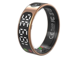 Anillo inteligente con pantalla digital, monitor de frecuencia cardíaca, presión arterial y sueño, resistente al agua y con control por gestos. Nostalgia88