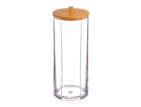 Dispensador BALLETE Discos de Algodón Bambú 7,3 x 18,5 cm