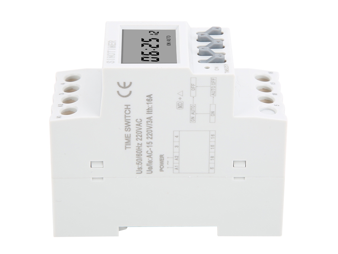 Relé Temporizador De Ciclo Anual Tm625y Interruptor De Potencia Din Rail 12 On 12 Off Ac220v