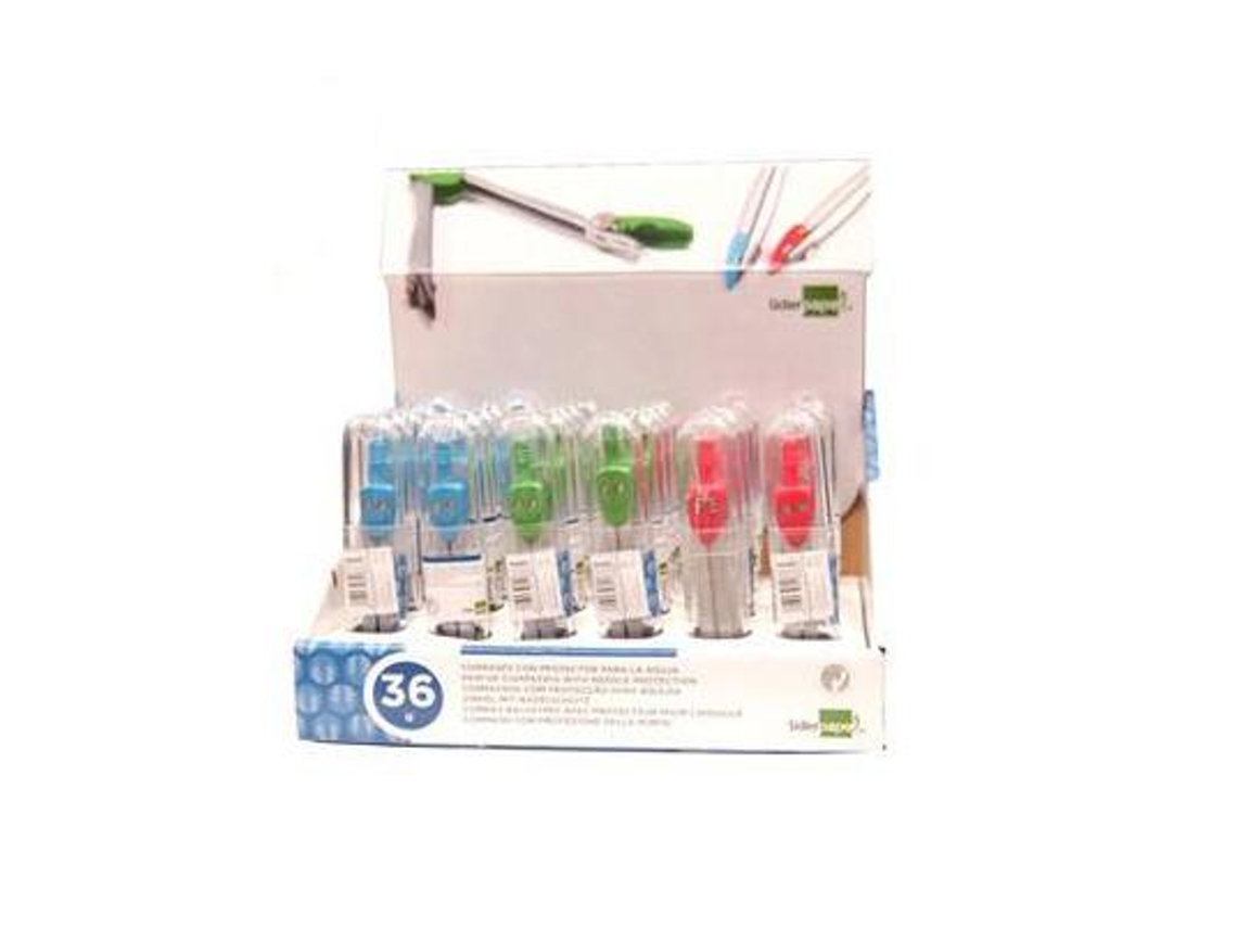 Liderpapel Mk-1 Brújula Con Protector Punta Colores Surtidos