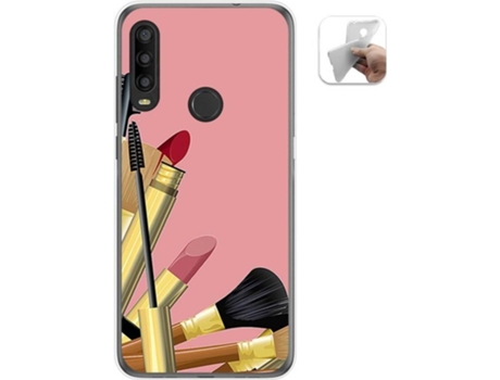 Carcasa Alcatel 1SE 2020 TUMUNDOSMARTPHONE Brochas Multicolor
