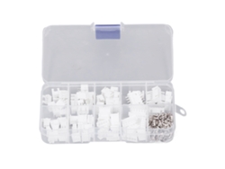 Kit de conectores JST de 230 piezas, carcasa de plástico, contacto de latón, 2 pines, 3 pines, 4 pines, 5 pines, conector macho hembra de 2,54 mm de alto.