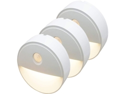 Lámpara De Noche Led Con Detector De Movimiento, Luz Blanca Cálida, Gancho Integrado, Regalo