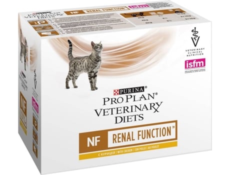 Pienso para Gatos PURINA PRO PLAN Vet Diets NF Renal Function (10x850g - Húmedo - Adulto - Sabor: Pollo)