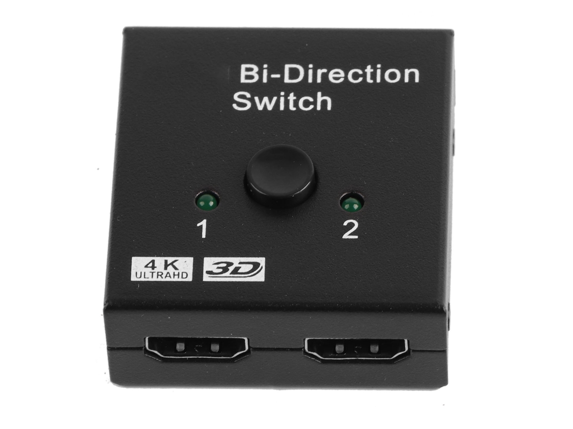 Conmutador De Hd Multimedia Interface 2 Entradas A 1 Salida Divisor Soporte 4k Interruptor De Hd Multimedia Interface Bidireccional