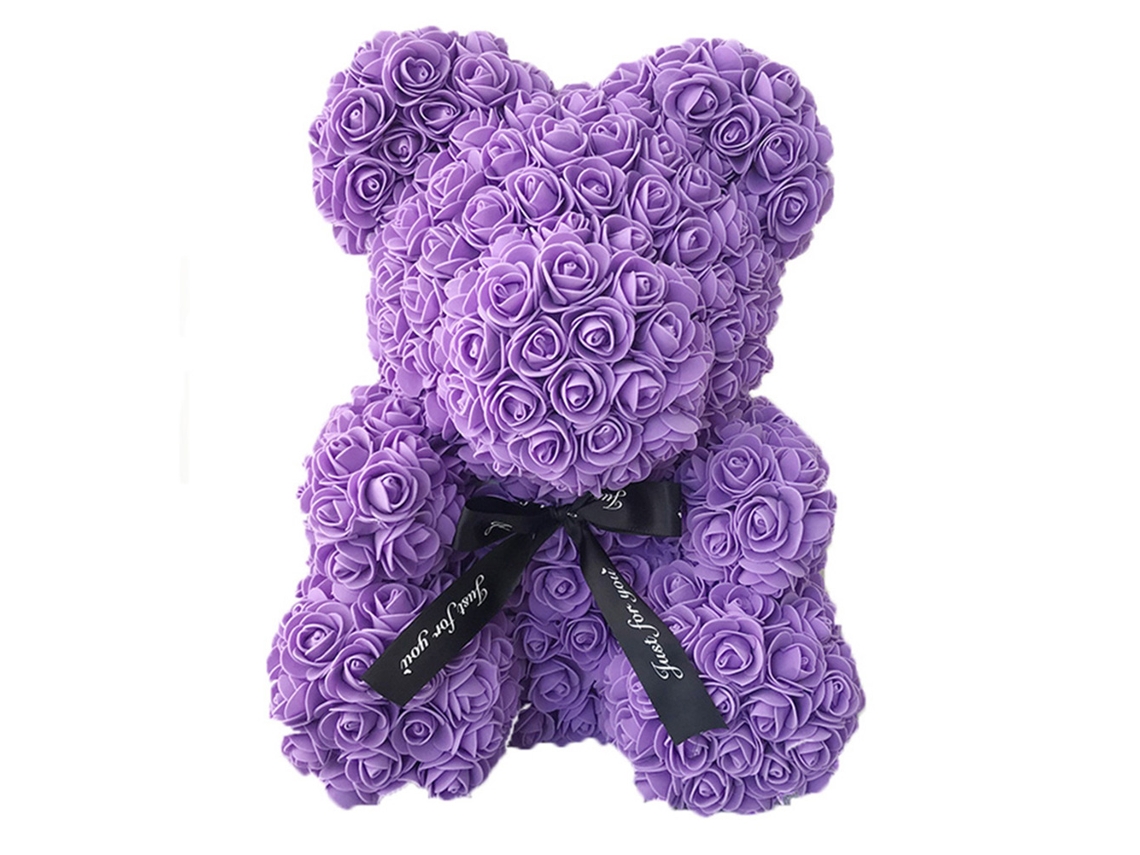 Oso De Rosas Artificiales, Regalo De Cumpleaños, Decoración, Oso Abrazable Para Mamá Y Novia.
