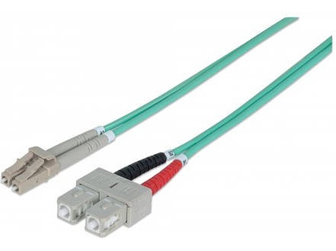 Cable Fibra Óptica INTELLINET (LC - SC - 2 m - Azul)