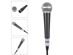 Micrófono de alambre dinámico cardioide para cantar y grabar