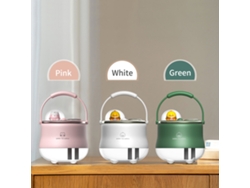 Humidificador Con Vapor Frío De 400 Ml, 3 Modos De Pulverización, Luz Blanca Cálida Dual, Portátil Para Dormitorio Y Oficina.