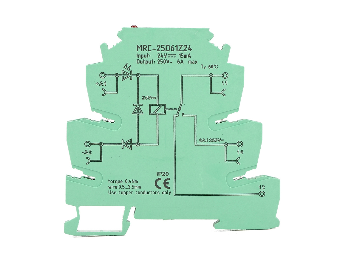 Yncm2026-placa Amplificadora De Salida De Relé Plc Ultra Delgada Mrc-25d61z24 Dc24v Módulo De Relé