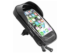 Bolsa Para Manillar De Bicicleta Con Soporte Superior Con Película De Tpu Pantalla Táctil Giratoria 360 Sap854 Negro